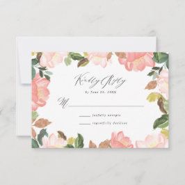 Bläschen | RSVP-Hochzeitkarte RSVP Karte