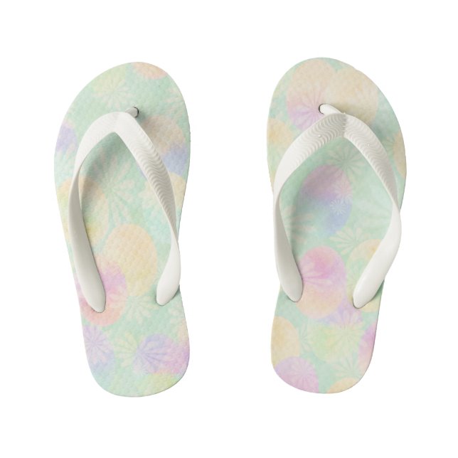 Blase Aquamarin. Kid's Flip Flops (Fußbett)