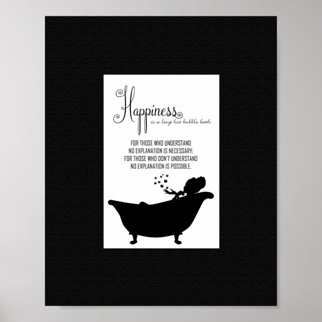 Blase Bath Happy Wall Art Poster (Vorne)