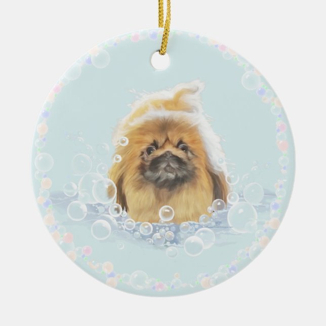 Blase Bath Keramik Ornament (Vorne)