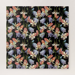 Blase Campion Glocken: Aquarellfarbene Blüten