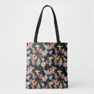 Blase Campion Glocken: Aquarellfarbene Blüten Tasche
