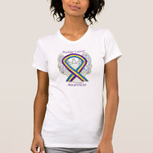 Blase Cancer Awareness Ribbon Angel Art Shirts