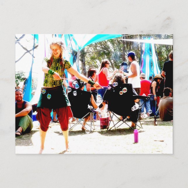 Blase Fun POSTCARD Postkarte (Vorderseite)