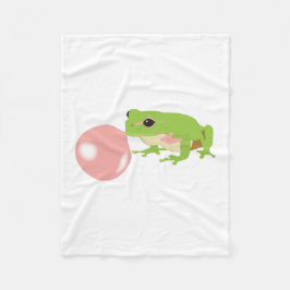 Blase Gum Frosch blasen Blase Fleecedecke