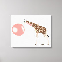 Blase Gum Giraffe Blasen Blase