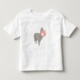 Blase Gum Llama Blasblase Kleinkind T-shirt