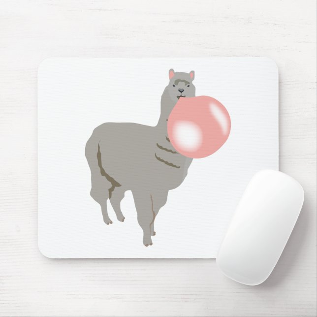 Blase Gum Llama Blasblase Mousepad (Mit Mouse)