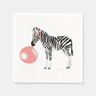 Blase Gum Zebra Blasen Blase Serviette