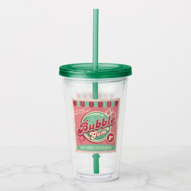 Blase Gummi Acrylic Tumbler Acryltrinkbecher (Vorderseite)