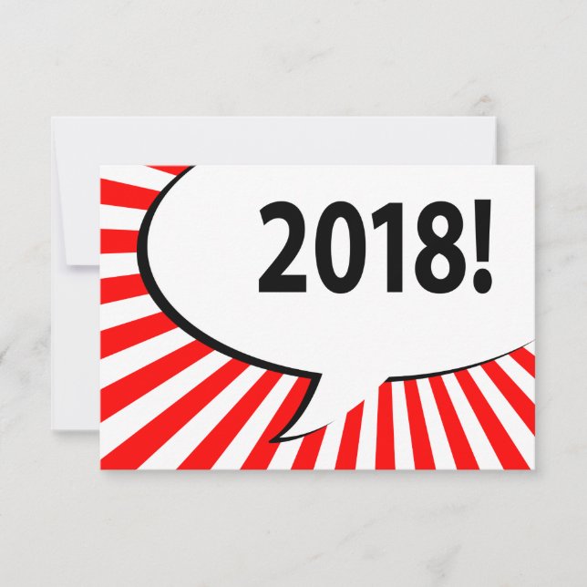 Blase im Comic 2018 Einladung (Vorderseite)