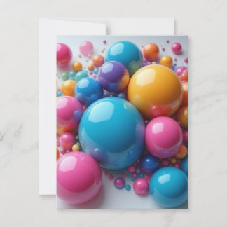 Blase Postkarte