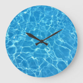 Blase Wasser Reflektionen Textur große Uhr