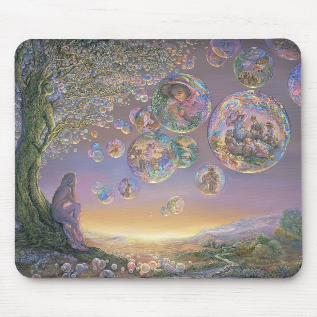 Blasen-Baum-Mausunterlage Mousepad (Vorne)