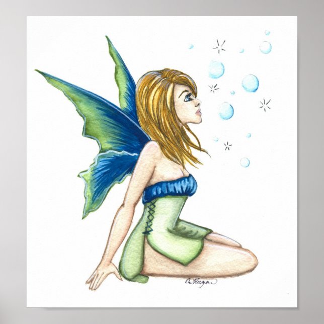 Blasen beobachten poster (Vorne)