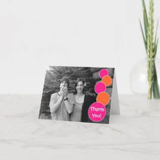 Blasen Danke Notecard (Hot Pink / Orange)