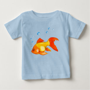 Blasen die Goldfish Baby T-shirt