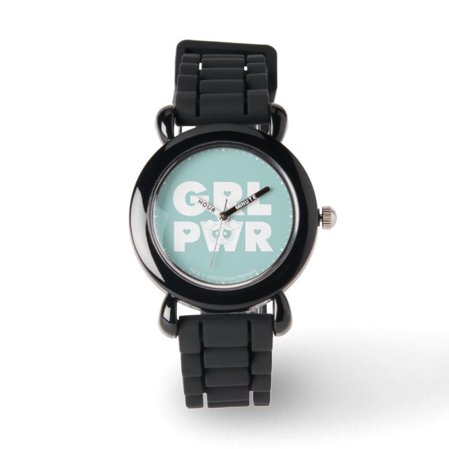 Blasen:Girl-Power Armbanduhr (Vorderseite)