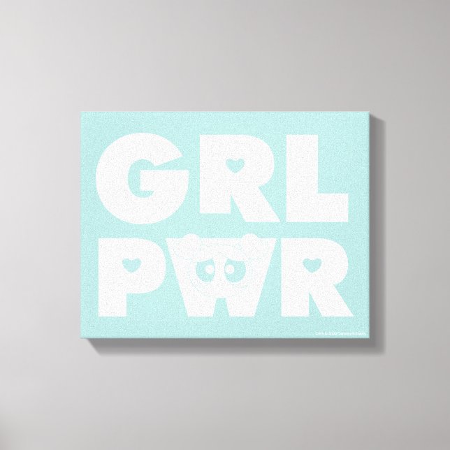 Blasen:Girl-Power Leinwanddruck (Vorderseite)