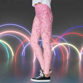 Blasen-Gummi und rote Freckles drucken Leggings