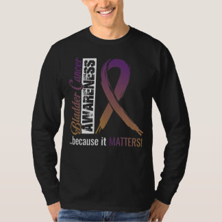 Blasen-Krebs-Bewusstseins-T - Shirt-Geschenk-Idee T-Shirt