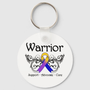 Blasen-Krebs-Kriegers-Rolle-Flügel Schlüsselanhänger