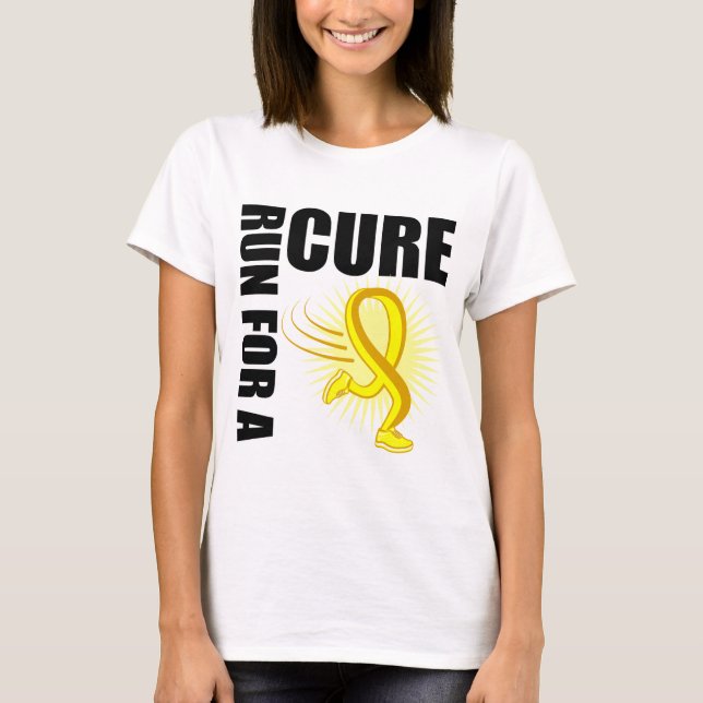 Blasen-Krebs-Lauf für eine Heilung T-Shirt (Vorderseite)