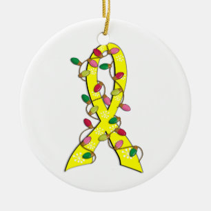 Blasen-Krebs-Weihnachtslicht-Band Keramik Ornament