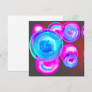 Blasen Moderne Kunst Karte
