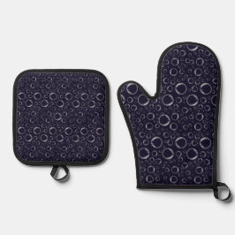 Blasen Ofenhandschuh & Topflappen-Set