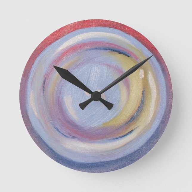 Blasen-Orb-Uhr Runde Wanduhr (Vorderseite)