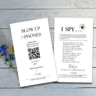 Blasen Sie unsere Telefone auf, die ich Spionage-H Begleitkarte