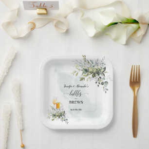 Blasen und Brände Pappteller