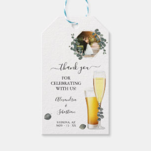 Blasen und Brüche Danke Eukalyptus Wedding Gif Geschenkanhänger