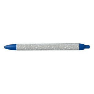 Blasen und Perlen Silberblauer Weißer Pens Kugelschreiber
