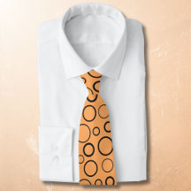 Blasen und Ringe, schwarze Kreise auf Orange