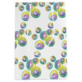 Blasen von Iridescent Rainbow Soap Bubbles Mittlere Geschenktüte