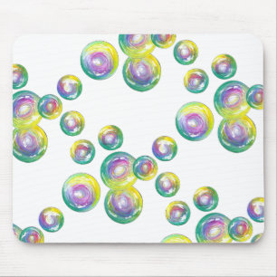 Blasen von Iridescent Rainbow Soap Bubbles Mousepad