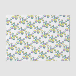 Blasen von Iridescent Rainbow Soap Bubbles Seidenpapier