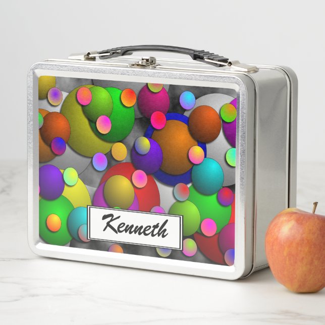 Blasen von Kenneth Yoncich Metall Lunch Box (Beispiel)