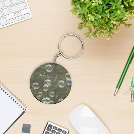 Blasen während des Tages Monogramm-Schlüsselanhäng Schlüsselanhänger