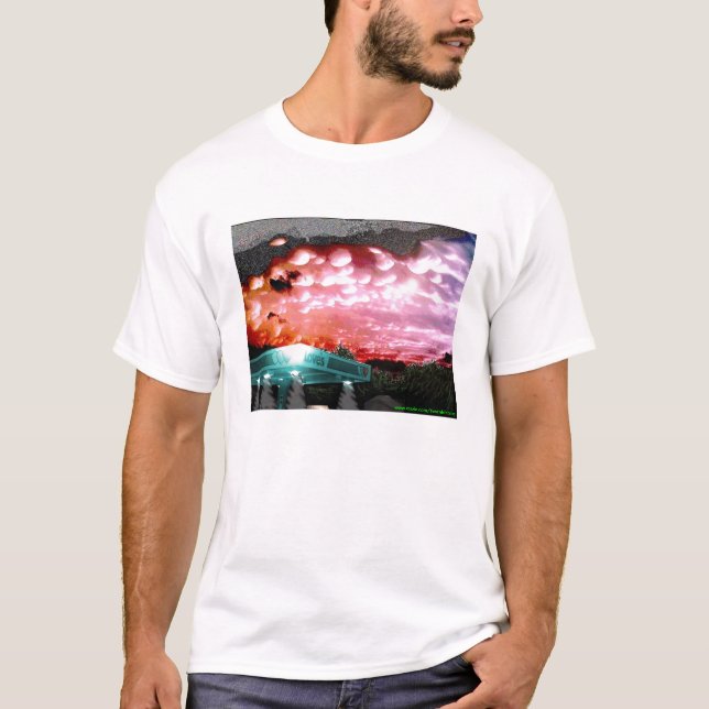 Blasen-Wolke mischen T-Shirt weiße (Vorderseite)