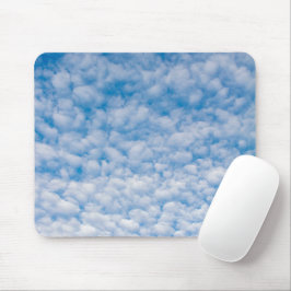Blasen Wolken in Blue Sky Nature Foto Mammatus Mousepad