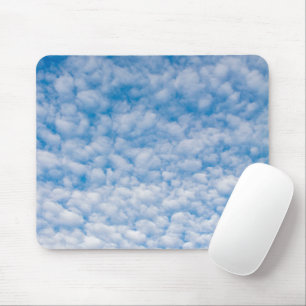 Blasen Wolken in Blue Sky Nature Foto Mammatus Mousepad