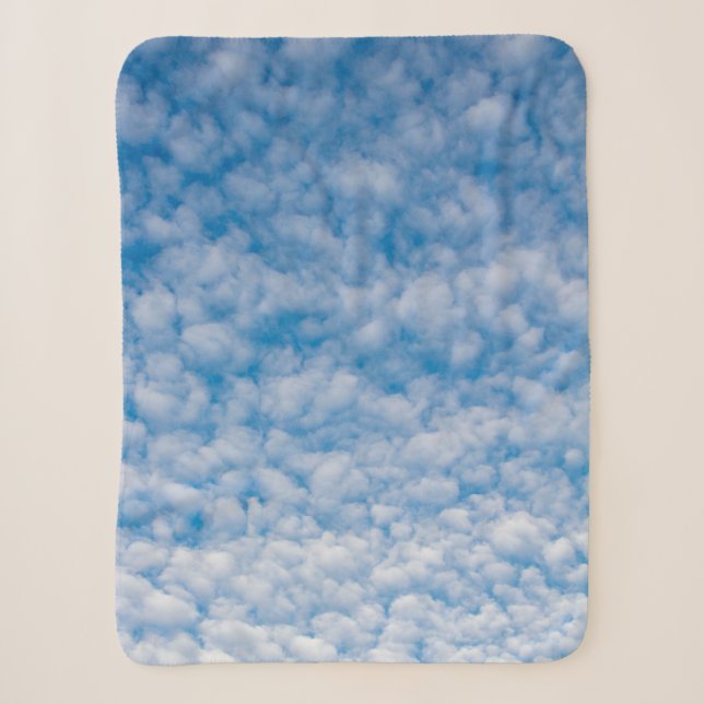 Blasen Wolken in Blue Sky Nature Foto Mammatus Sherpadecke (Vorderseite)