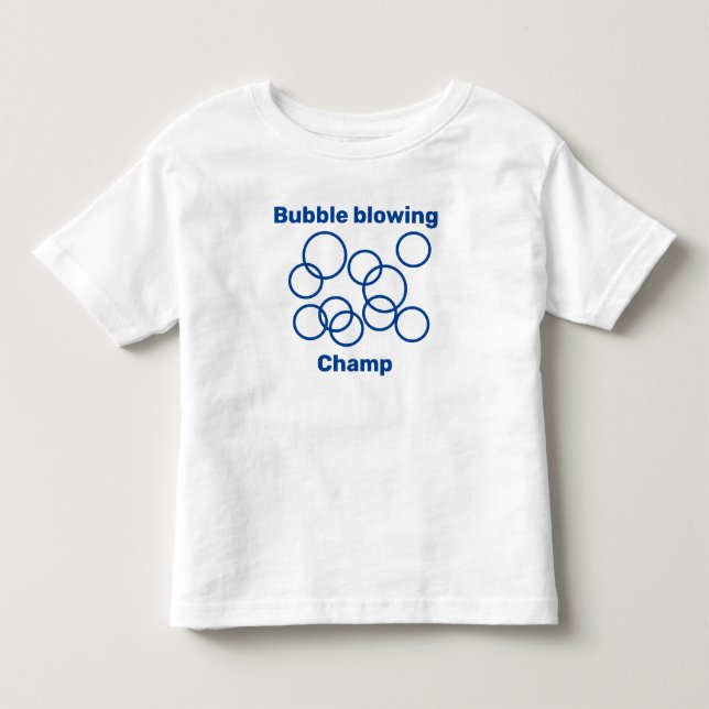 Blasenblasen, niedlich, Blasenkammer Kleinkind T-shirt (Vorderseite)