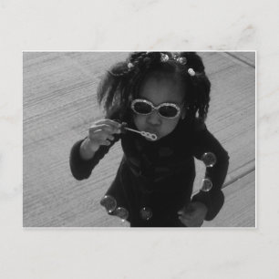 Blasenblasen Postkarte