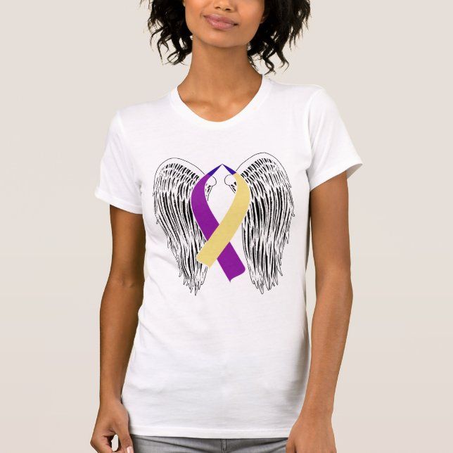 Blasenkarzinom mit Flügeldrainage T-Shirt (Vorderseite)