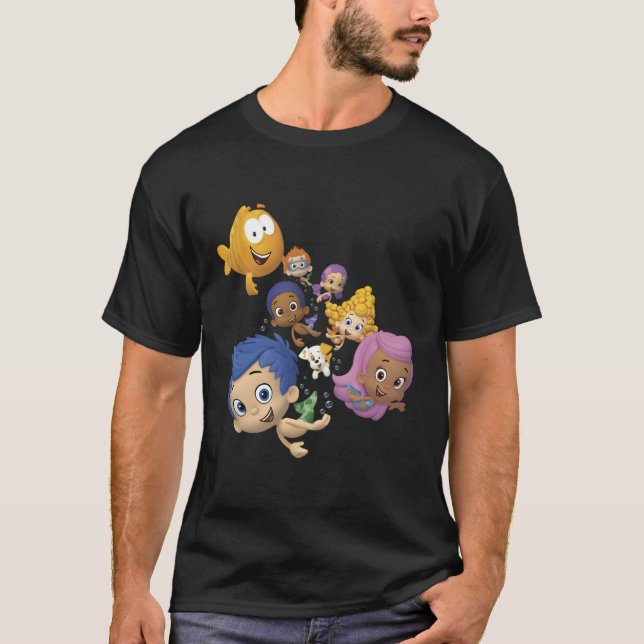Blasenleute Vollkornschwimmportrait T-Shirt (Vorderseite)