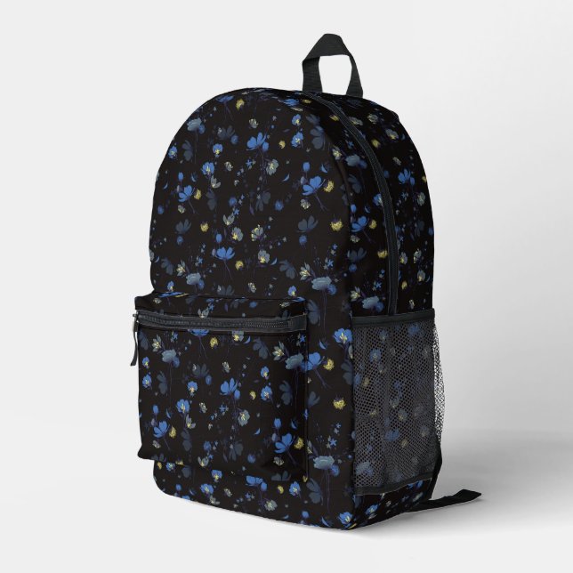 Blasenmuster Bedruckter Rucksack (Rückseitige Ecke Rechts)